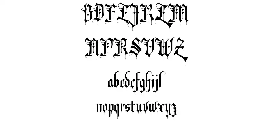 Revolver Blackletter