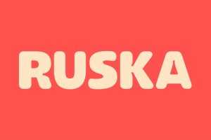 Ruska Display Font