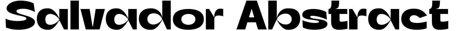 Salvador Abstract Font | 1001 Free Fonts