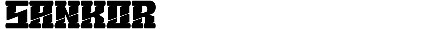 Sankor Font | 1001 Free Fonts