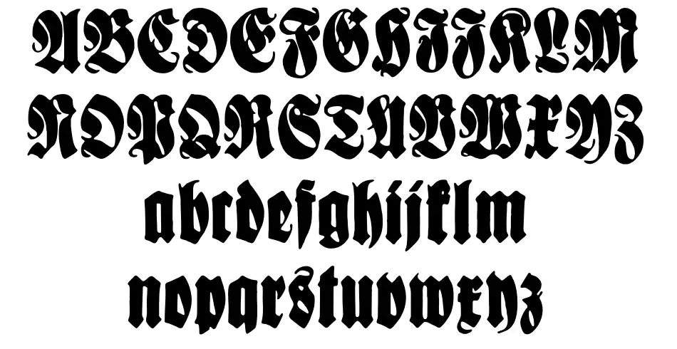 Schmale Anzeigenschrift