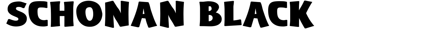 Schonan Black Font | 1001 Free Fonts