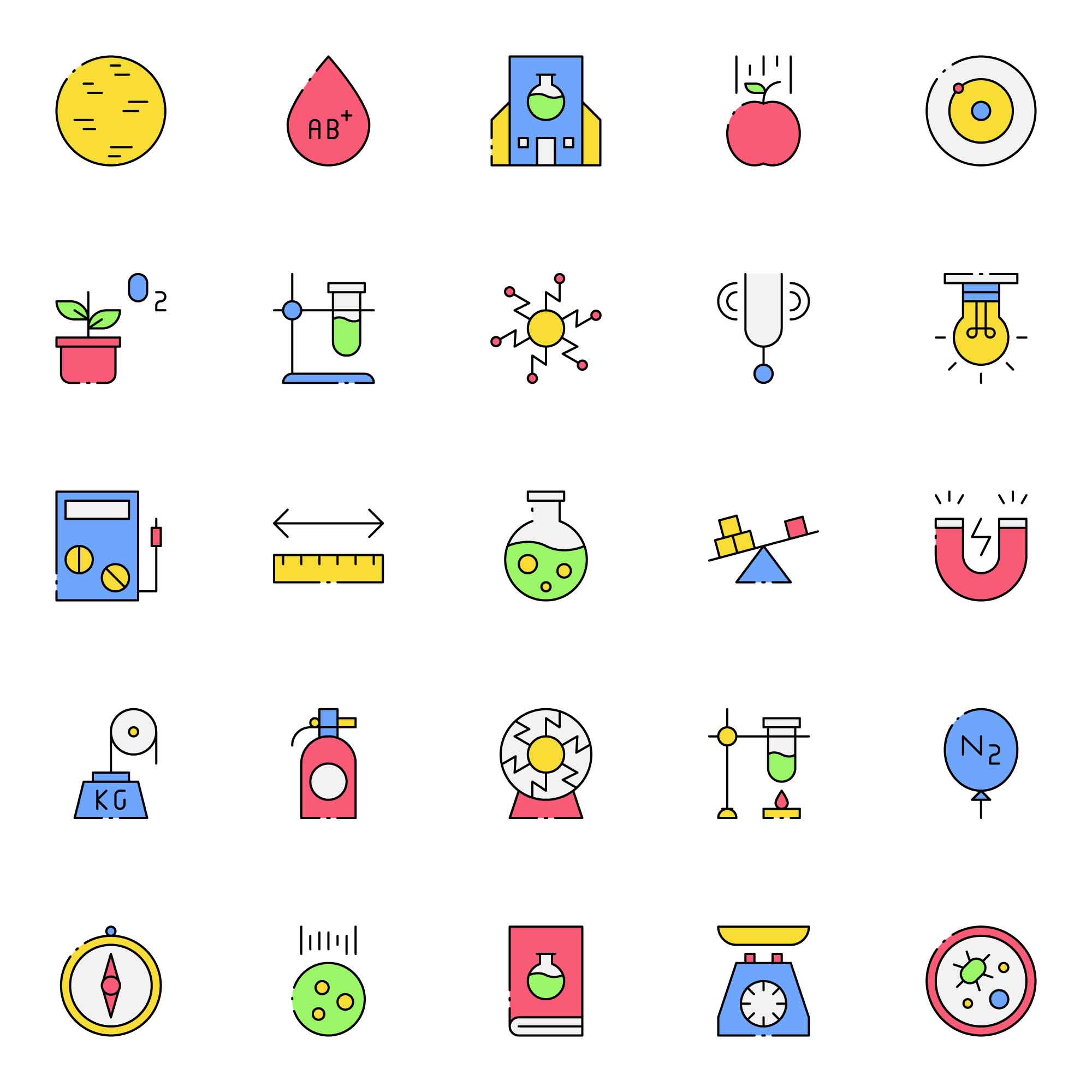 Science Fair Icons