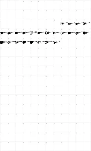 Mapa de caracteres da fonte Screaming Guitar