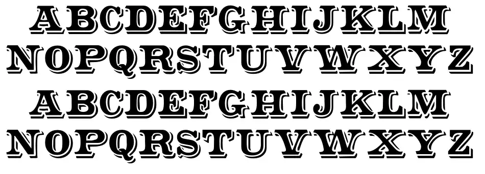 Shadowed Serif