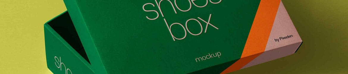 Shoes Branding Box Mockup
