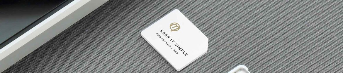 SIM Card Mockup
