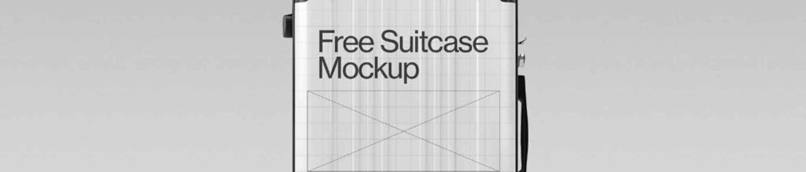Simple Suitcase Mockup