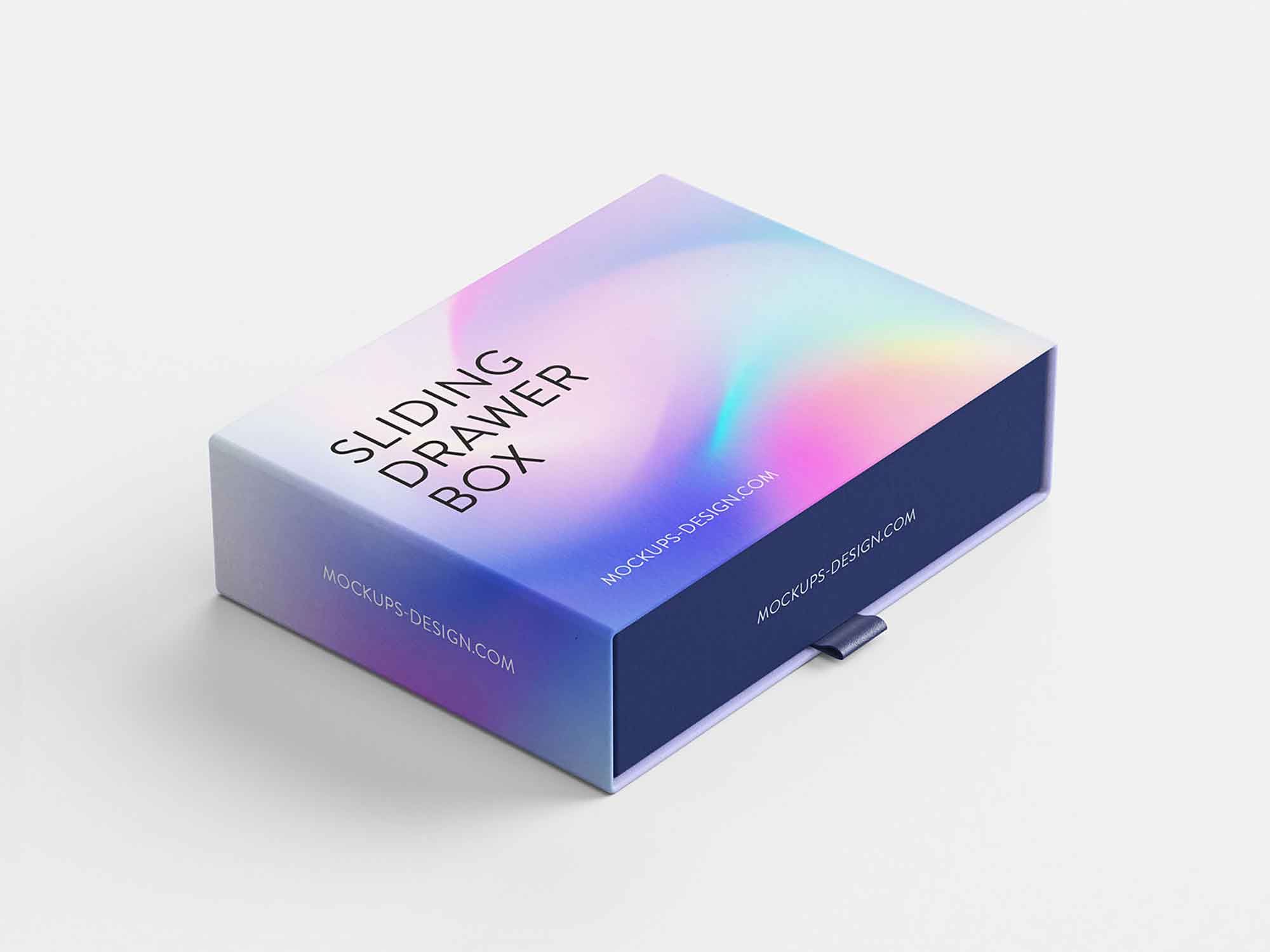 Sliding Drawer Box Mockup