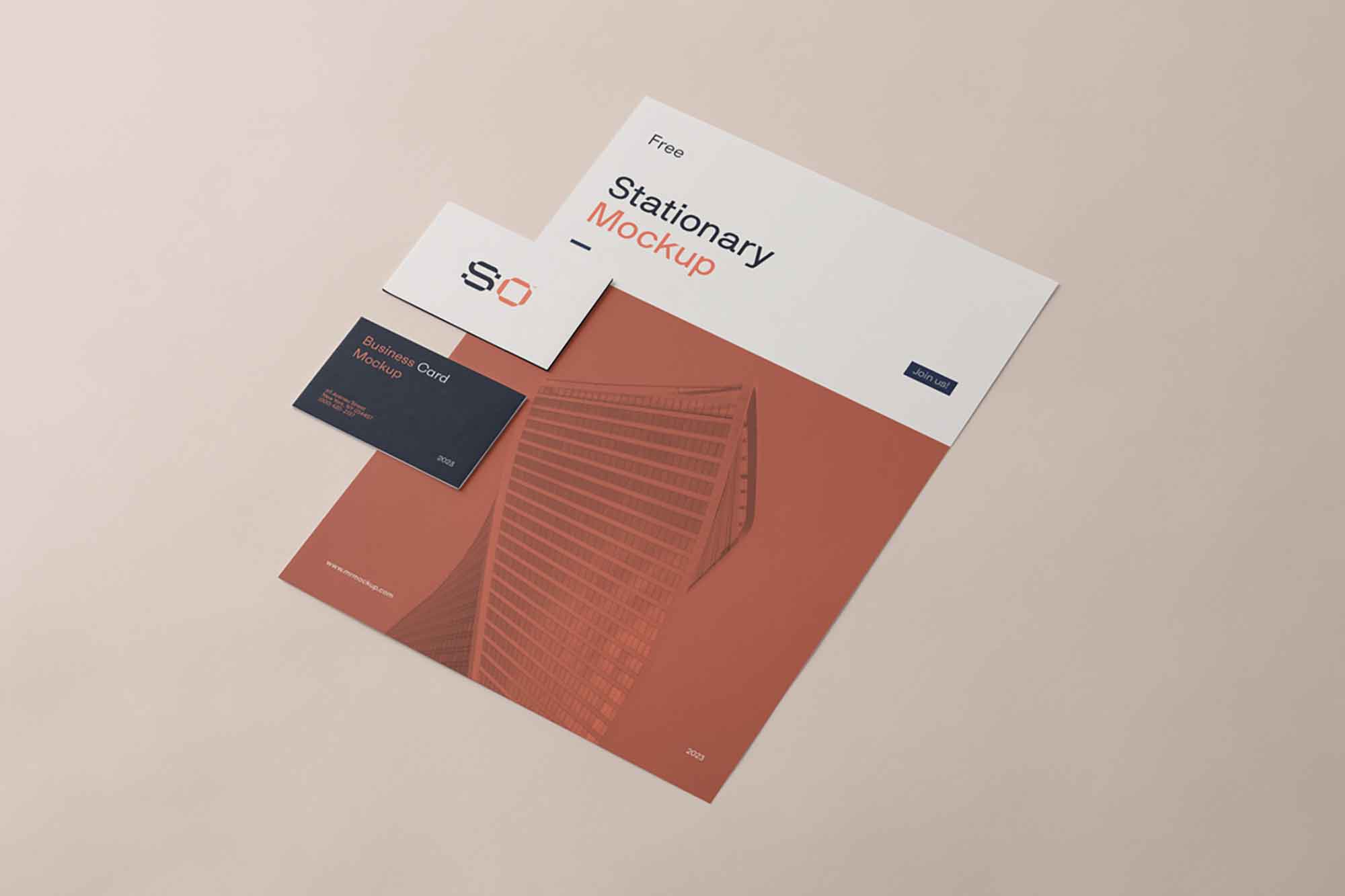 Small Stationery Mockup