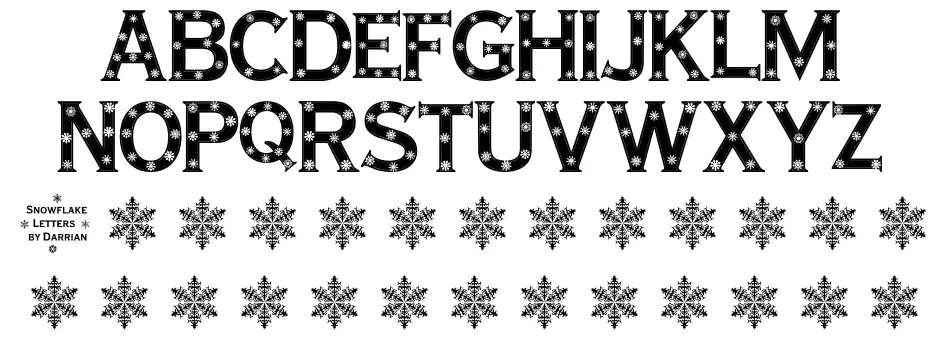 Snowflake Letters