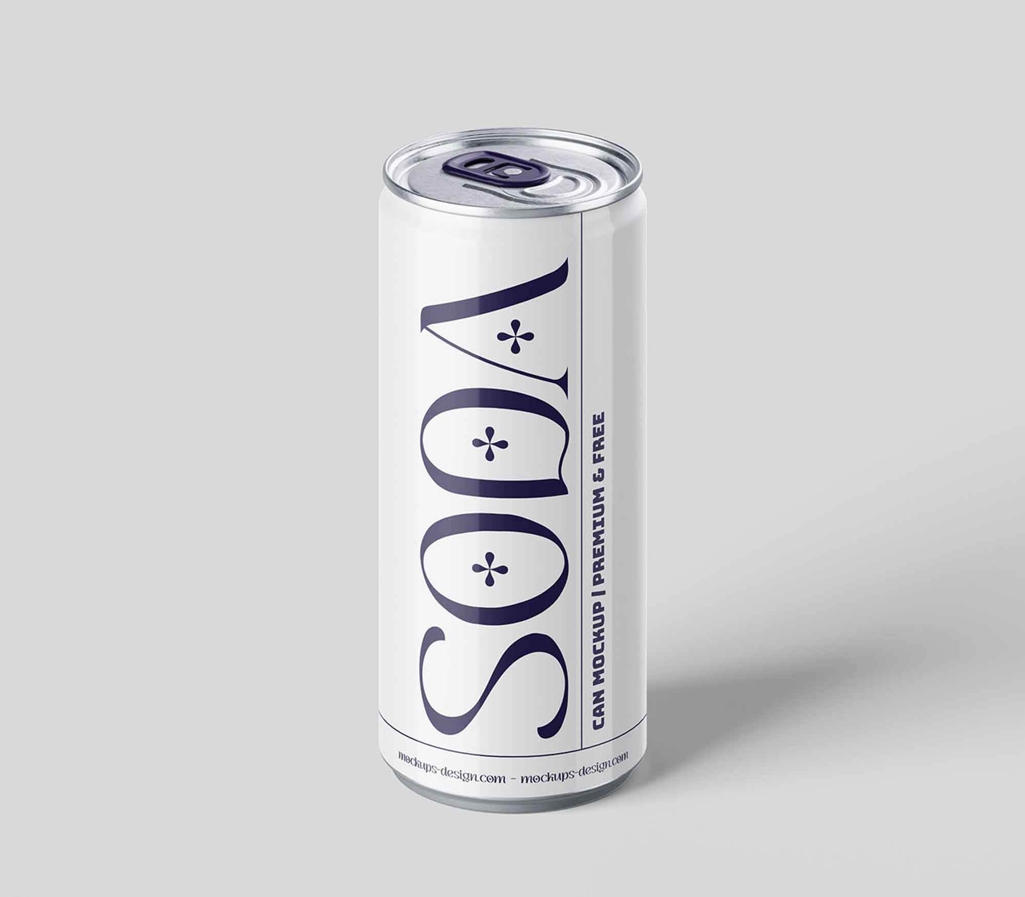 Soda Can Mockup