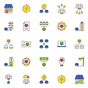 Solar Energy Icons