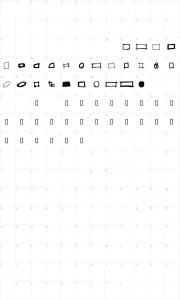Mapa de caracteres da fonte Some Boxes