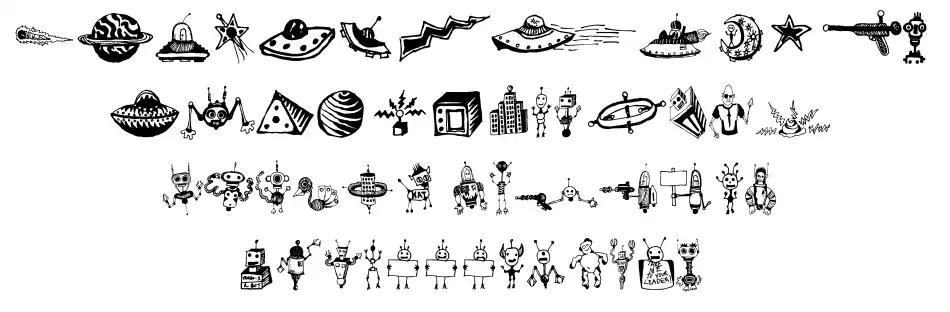 Space Woozies Extras