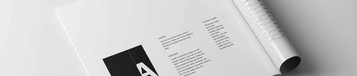 Square Half Open Magazine Mockup