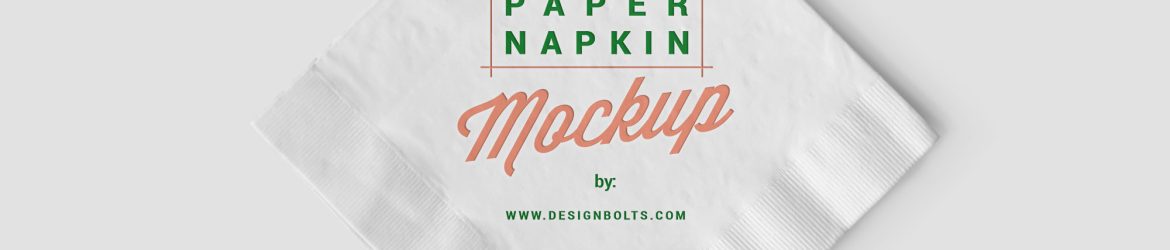 Square Napkin Mockup