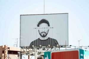 Standard Size Billboard Mockup