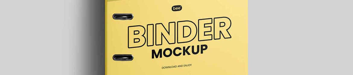 Stationery Binder Mockup