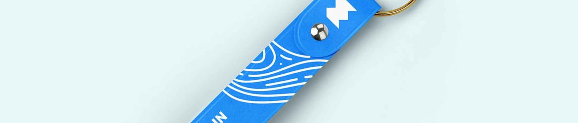 Strap Keychain Mockup