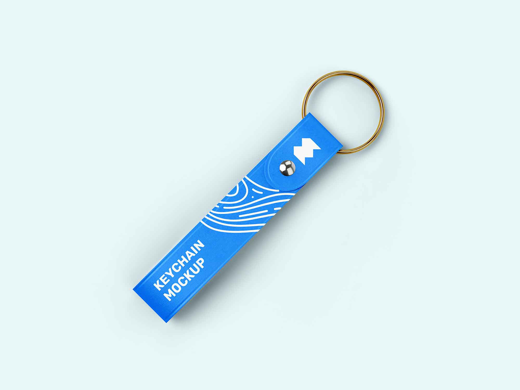 Strap Keychain Mockup