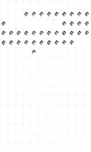 Mapa de caracteres da fonte Summer's Snowman