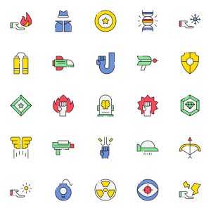 Superhero Abilities Icons