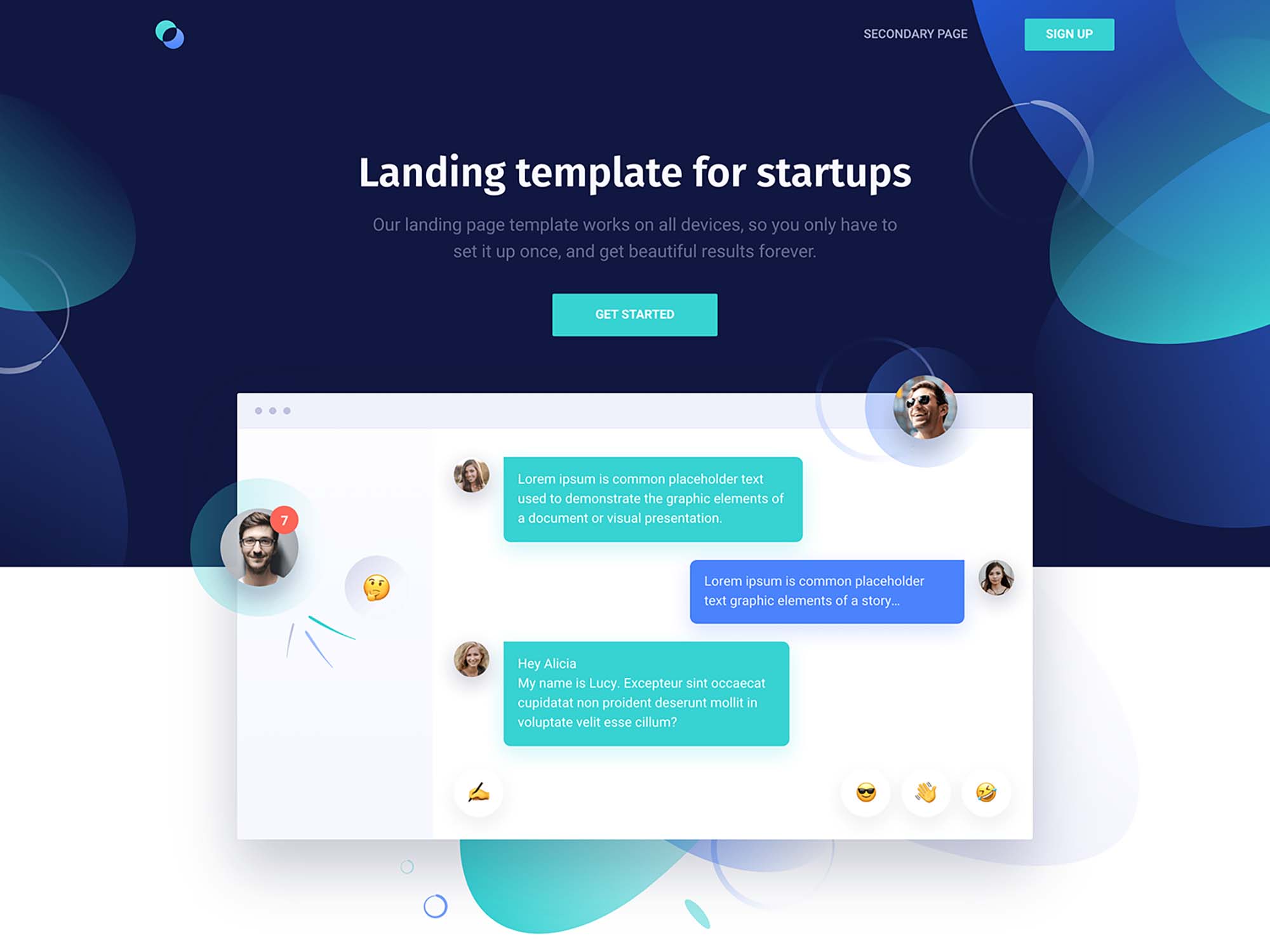 Supreme Landing Page Template for Startups (HTML)