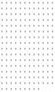 Mapa de caracteres da fonte Sweet As Revenge
