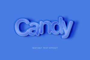 Sweet Candy 3D Text Effect
