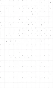 Mapa de caracteres da fonte Tengwar Cursive