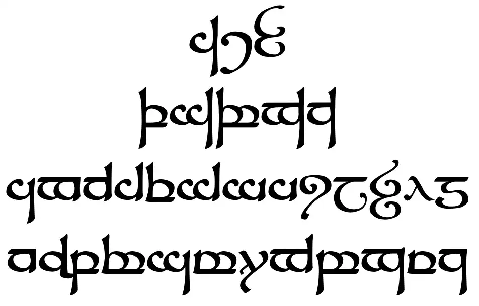 Tengwar Sindarin