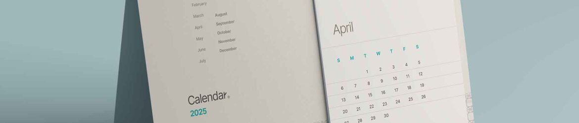 Tent Calendar Mockup