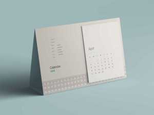 Tent Calendar Mockup