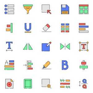 Text Editor Icons
