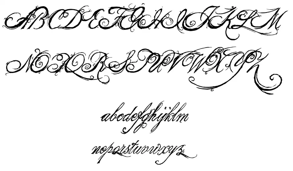 The King & Queen font