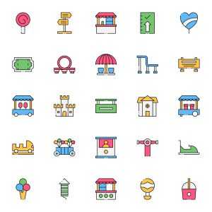 Theme Park Icons