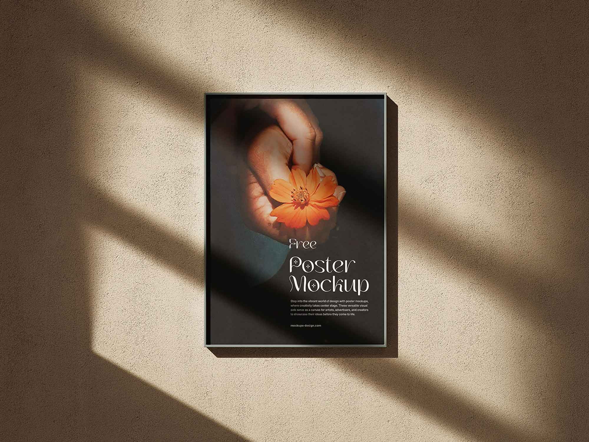 Thin Frame Poster Mockup