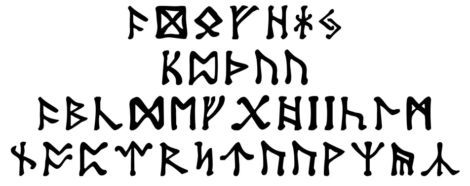 Tolkien Dwarf Runes