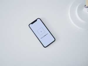 Top View iPhone Mockup (PSD)