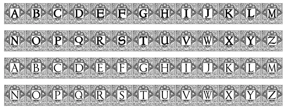 Topiary Initials