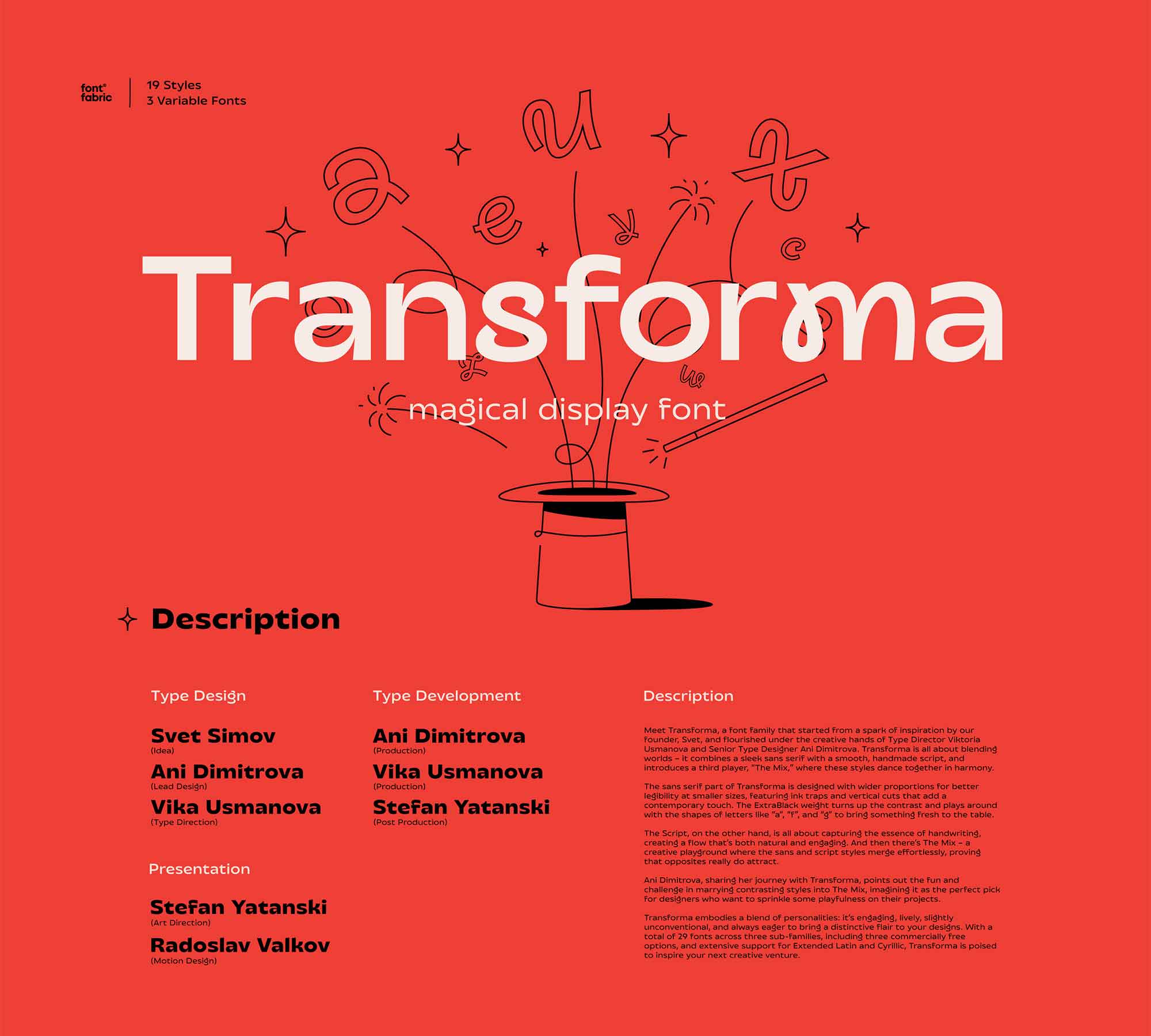 Transforma Font Family