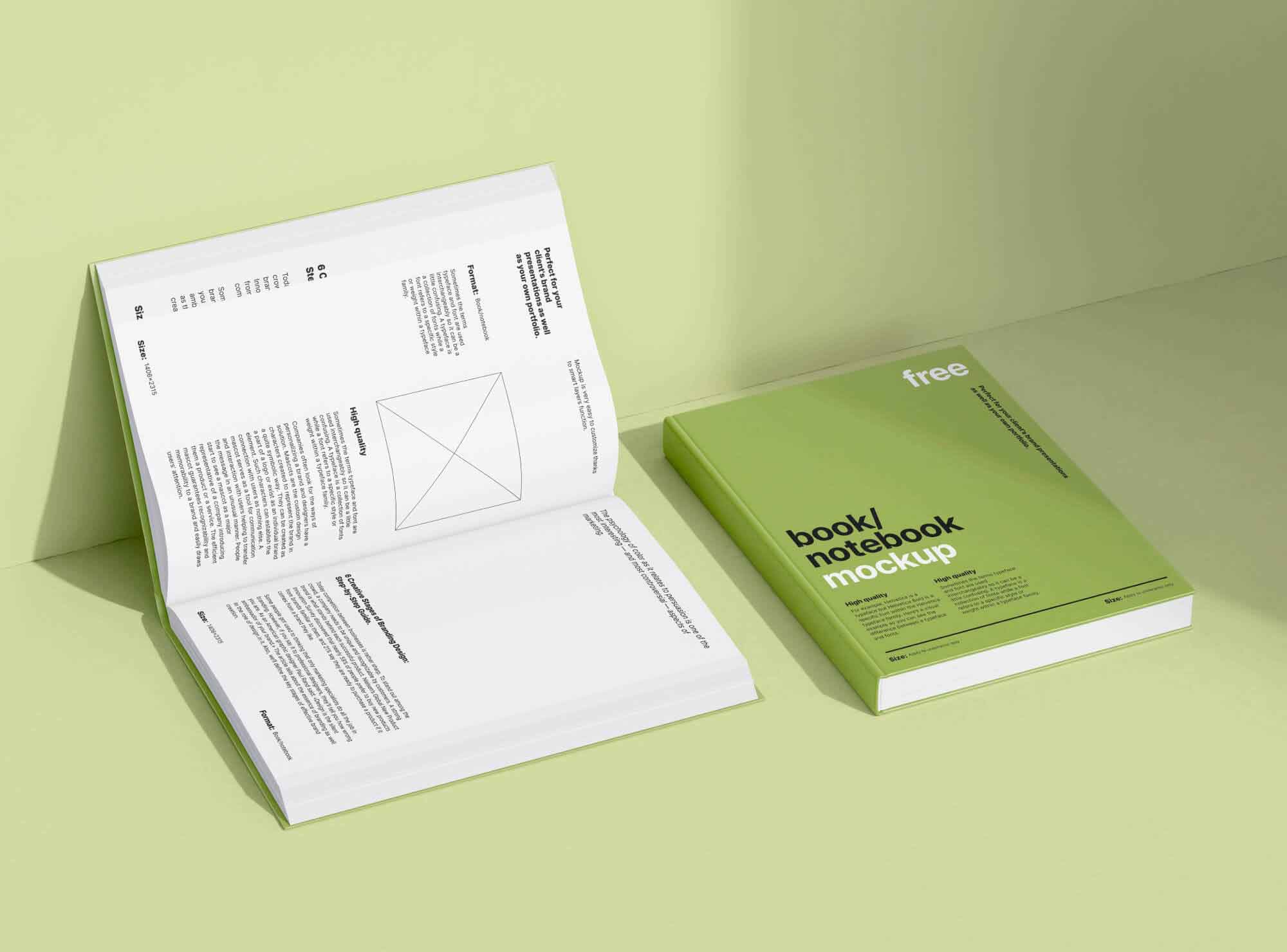 Two Books Mockup