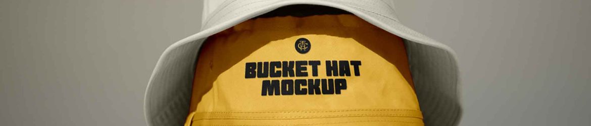 Two Bucket Hats Mockup