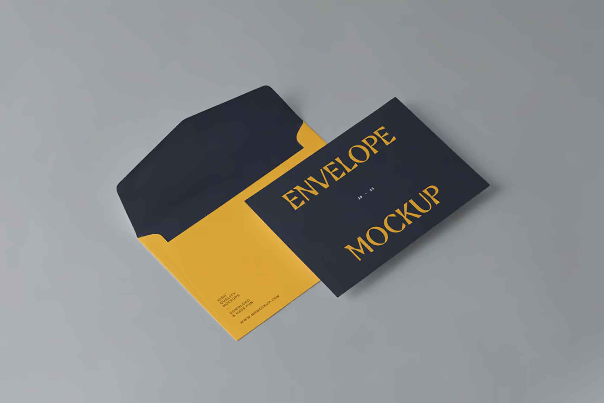 Two Small Envelopes Mockup