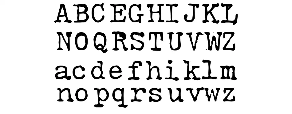 Typewriter Rustic RNH
