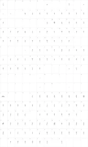 Mapa de caracteres da fonte Typo Garden Demo
