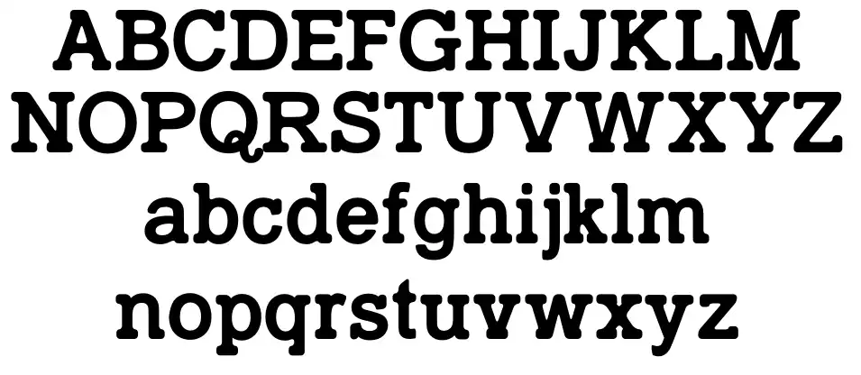 Typo Slab Irregular