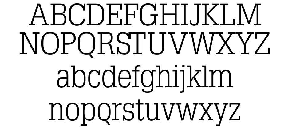Typo Slab Serif