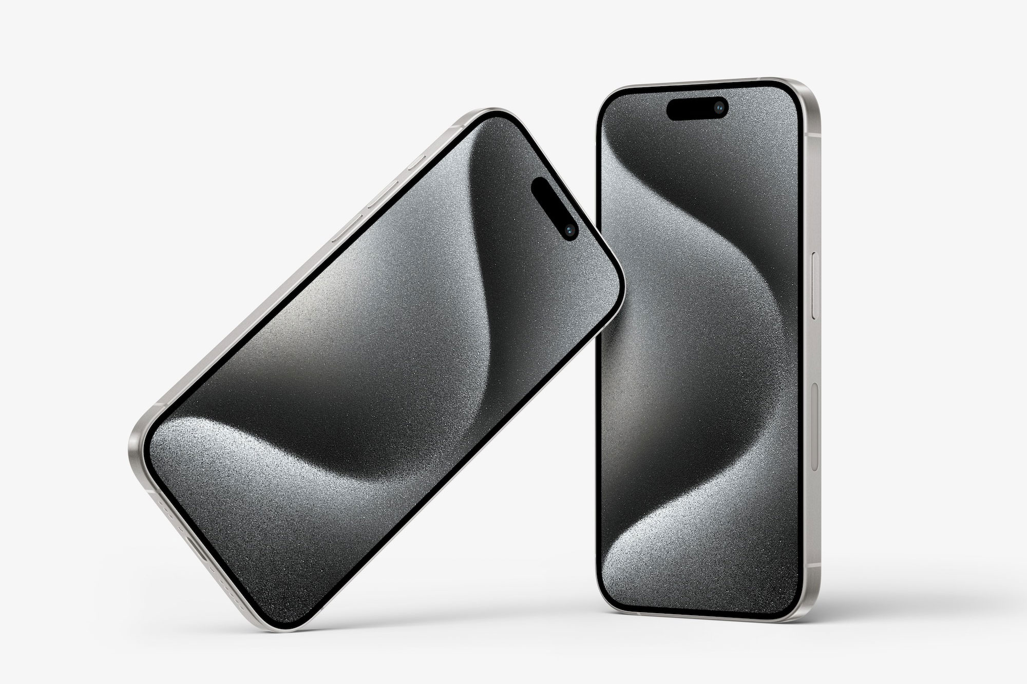 Upstanding iPhone 15 Pro Mockup